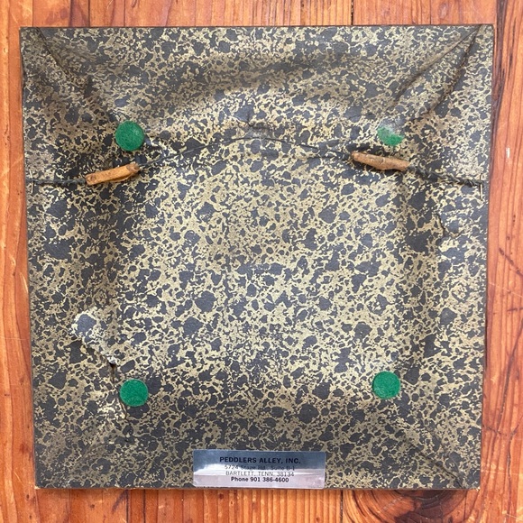 Vintage Finished Needlework Framed Matted w/ Glass Golden Bouquet Flowers 8” - Picture 6 of 7